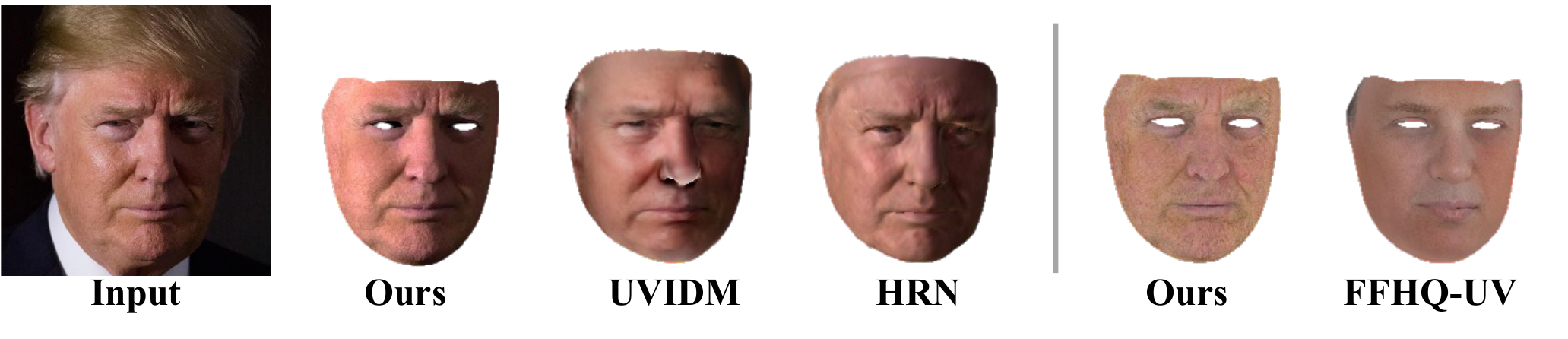 Texture completion and light homogenization comparison